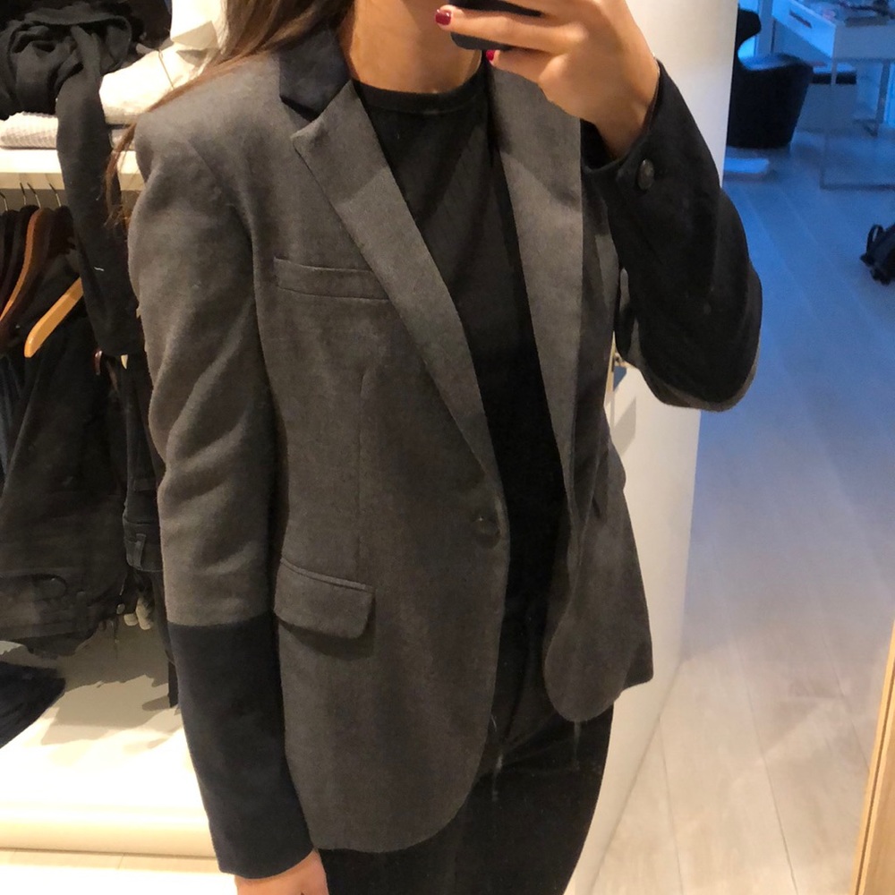 Rag & Bone Grey and Navy Blazer